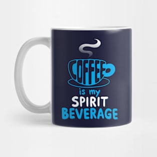 Coffee Lover Spirit Animal Slogan Typography Gift For Coffee Drinkers Mug